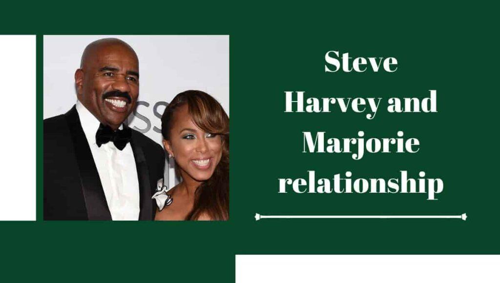 Steve Harvey and Marjorie relationship