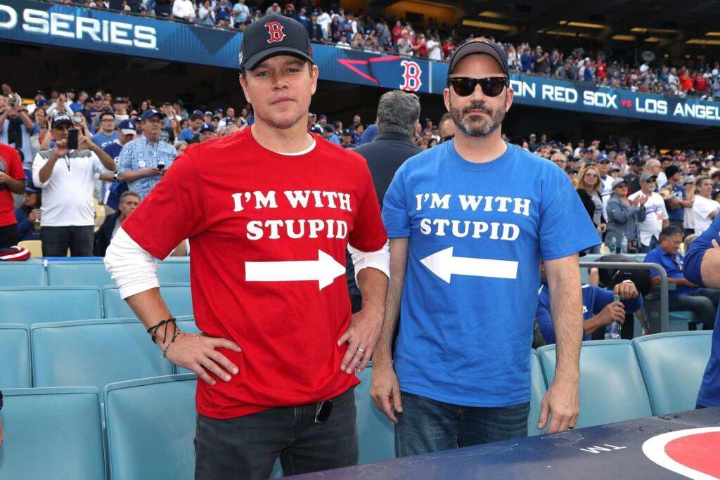 Matt Damon and Jimmy Kimmel Relationship